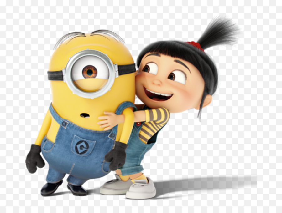 Girl And Minion Png Official Psds - Despicable Me Agnes And Minion Emoji,Minion Emoji