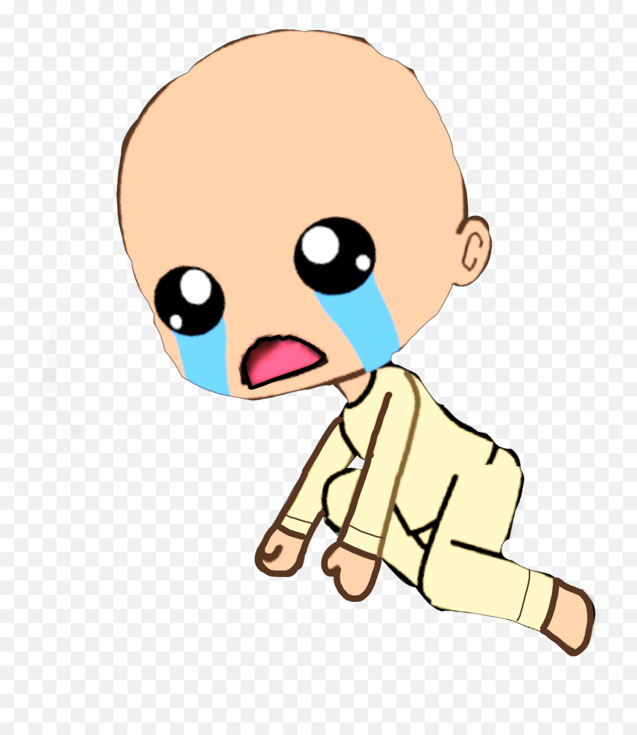 Cryingbaby Gacha Sad Waaah Sticker By Gacha Stickers - Gacha Baby Emoji,Crying Baby Emoji
