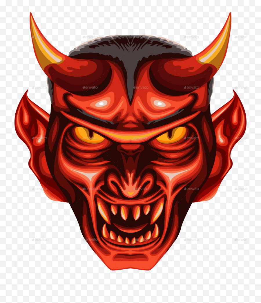 Devil Mask - Devil Face Png Emoji,Demon Emoji Png
