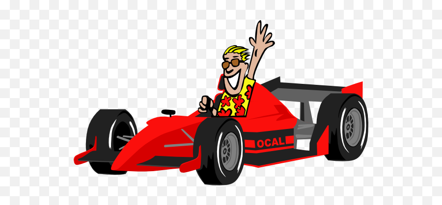 Nascar Race Cars - Cartoon Race Car Clip Art Emoji,Formula 1 Emoji.