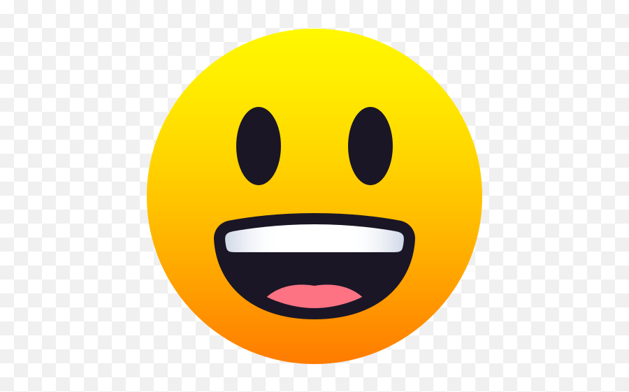 Smiling And Happy Face With Big Eyes - Emoji Con Ojos De Corazon,Big Eyes Emoji