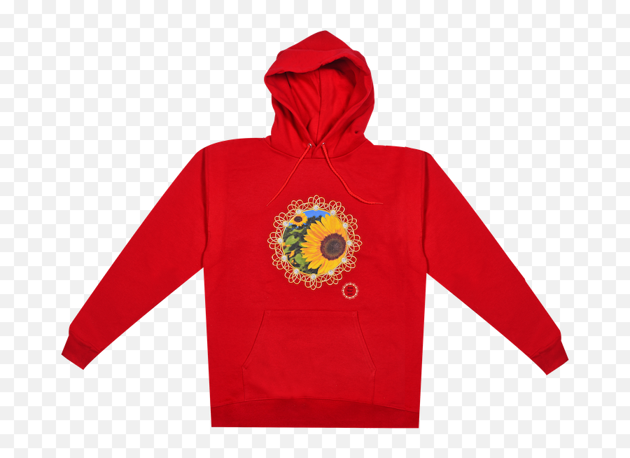 The Vibrant Sunflower Sweatshirt Jesse New York - Hooded Emoji,Wearing Emotions On Sleeve