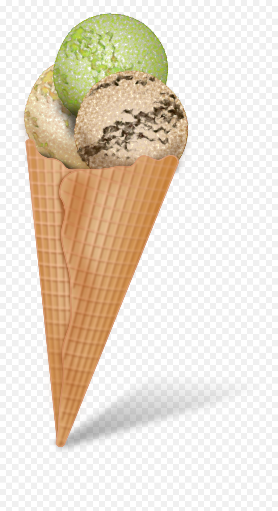 Ice Cream Cone Ice Clip Art Clipart Image 0 - Clipartix Png Emoji,Chocolate Ice Cream Emoji