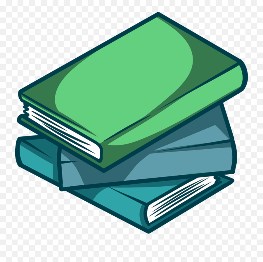 Messy Stack Of Books - Stack Of Books Clipart Green Emoji,Books Emoji Png