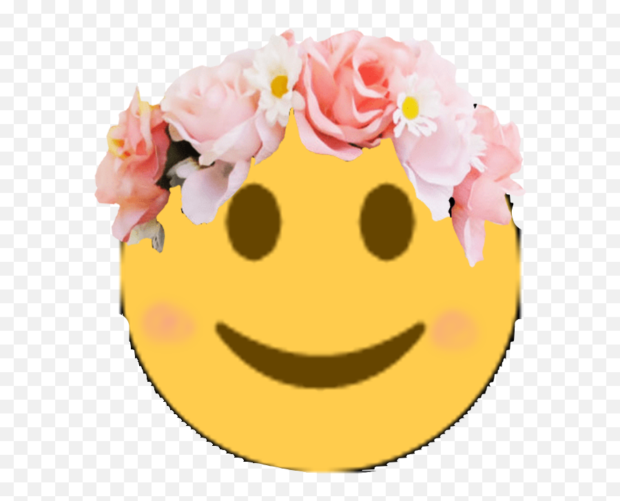 Flowercrown - Discord Emoji Transparent Cute Flower Crown,Crown Emoji