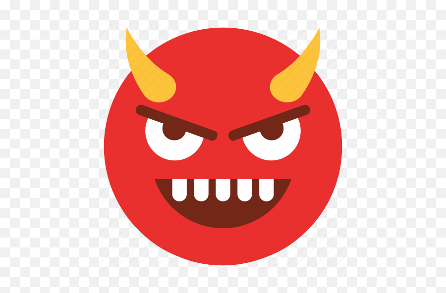 Cartoon Devil Emoji Emotion Evil Face Smiley Icon - Download On Iconfinder Devil Face In Cartoon,Red Devil Emoji Pillow