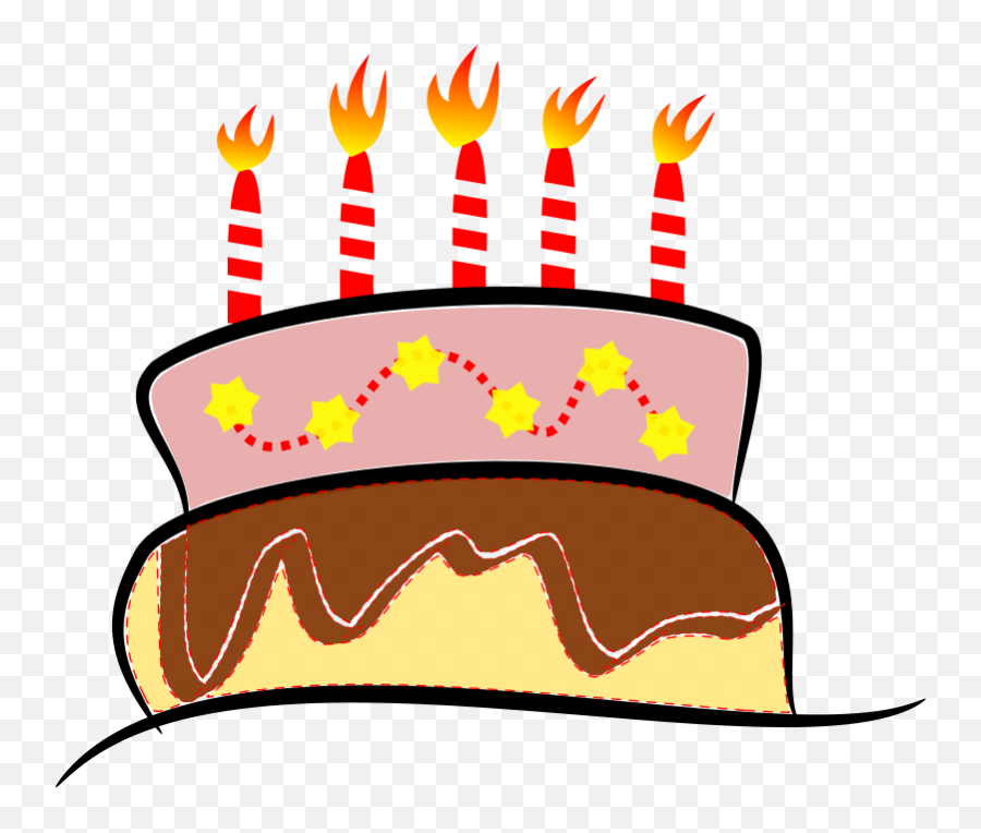 July Clipart Birthday Cake July Birthday Cake Transparent - Birthday Cake Animation Png Emoji,Emoji Cakes For Girls
