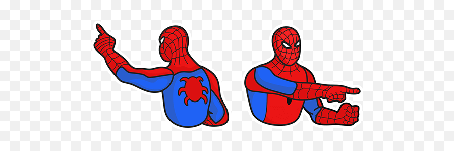 Spider - Spider Man Pointing Meme Png Emoji,Manly Man Memes Emotions