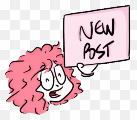 Pink Post Sticker - Dot Emoji,Emoticon Desanimado