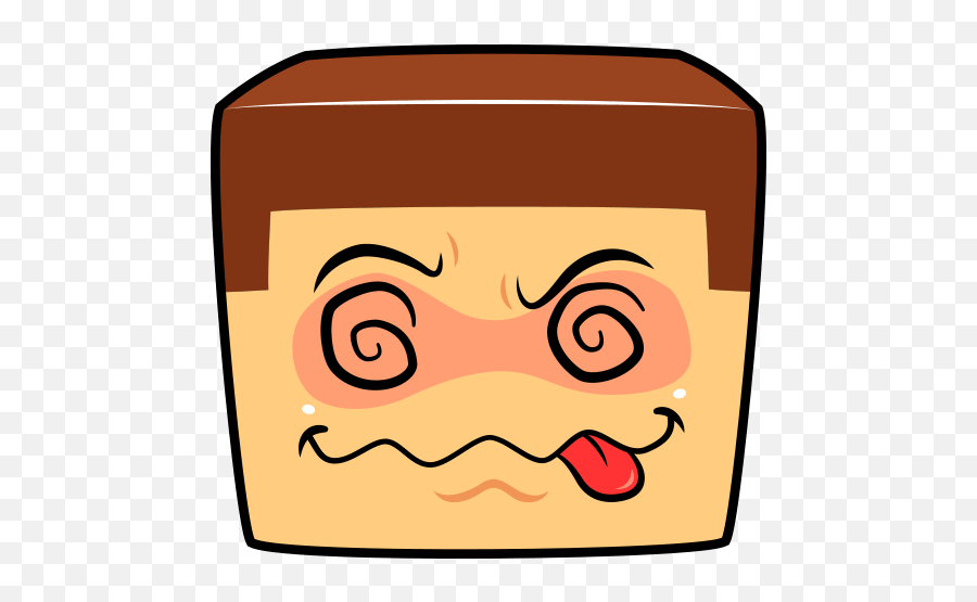 Minecraft Emoji Sticker - Happy,Minecraft Emoji