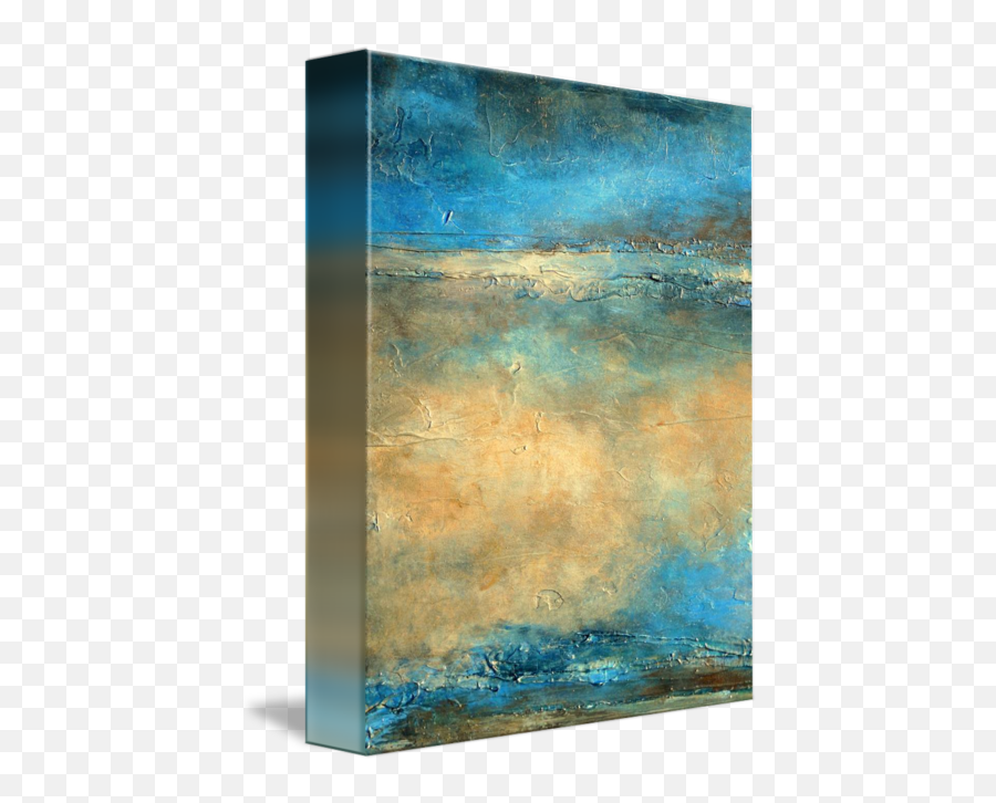 Abstract Coastal Artwork Dewpoint - Vertical Emoji,Abstract Human Emotion Painting