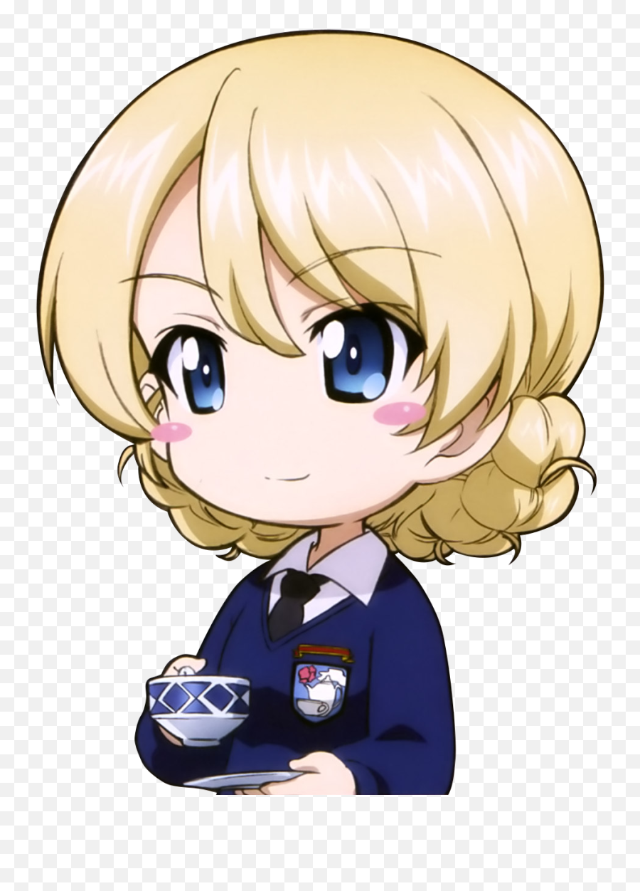 Memes - Girls Und Panzer Emoji,Emoticon Gambateh