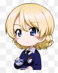 Memes - Girls Und Panzer Emoji,Emoticon Gambateh