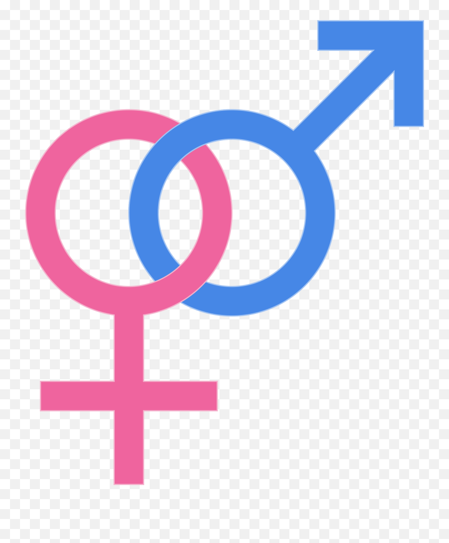 Fileheterosym - Pinkblue2svg Wikipedia Heterosexual Symbol Png Emoji,Unicode Emotions Color