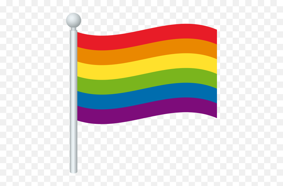 Emoji Rainbow Flag To Copy Paste - Vertical,Rainbow Emoji