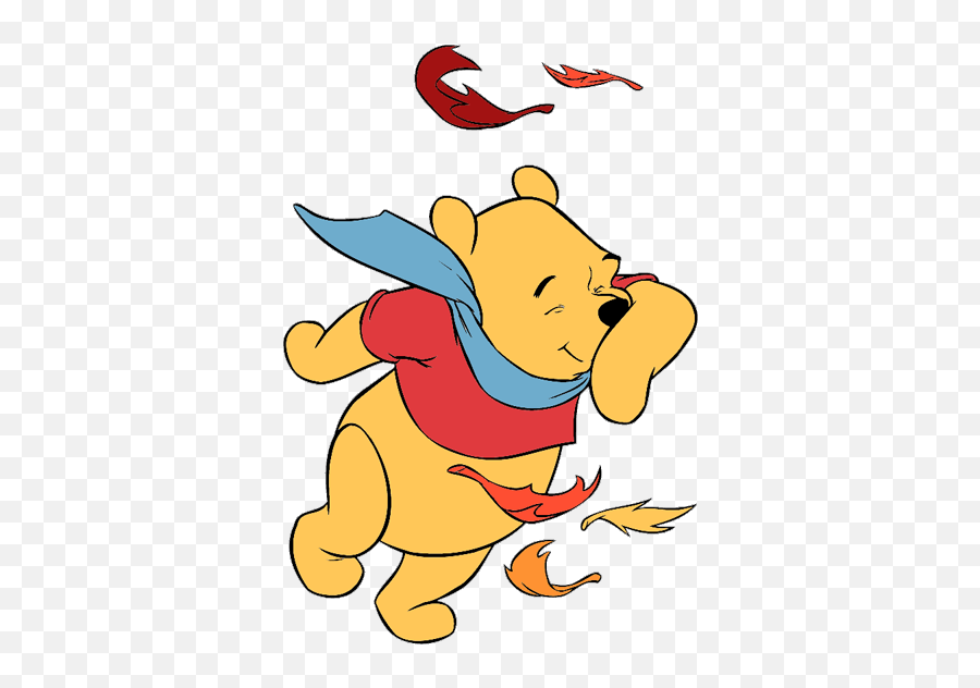 Windy Winnie The Pooh - Winnie The Pooh Fall Png Emoji,Windy Animated Emoticons