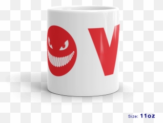 Sinister Love Coffee Mug U2014 Shark Fin Apparel Emoji,Coffeecup Emoticon