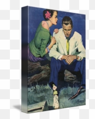 Illustration From John Bull - Couples Argument By The Fine Illustration From John Bull Emoji,Emotion Paintings Tumblr