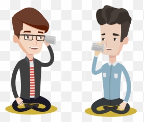 Testimonials Now Coaching - Talk To A Friend On Phone Emoji,Cartoon Unbelievable Emotion