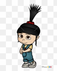 How To Draw Agnes Despicable Me - Draw Agnes From Dispicable Me Emoji,Despicable Me Emoji