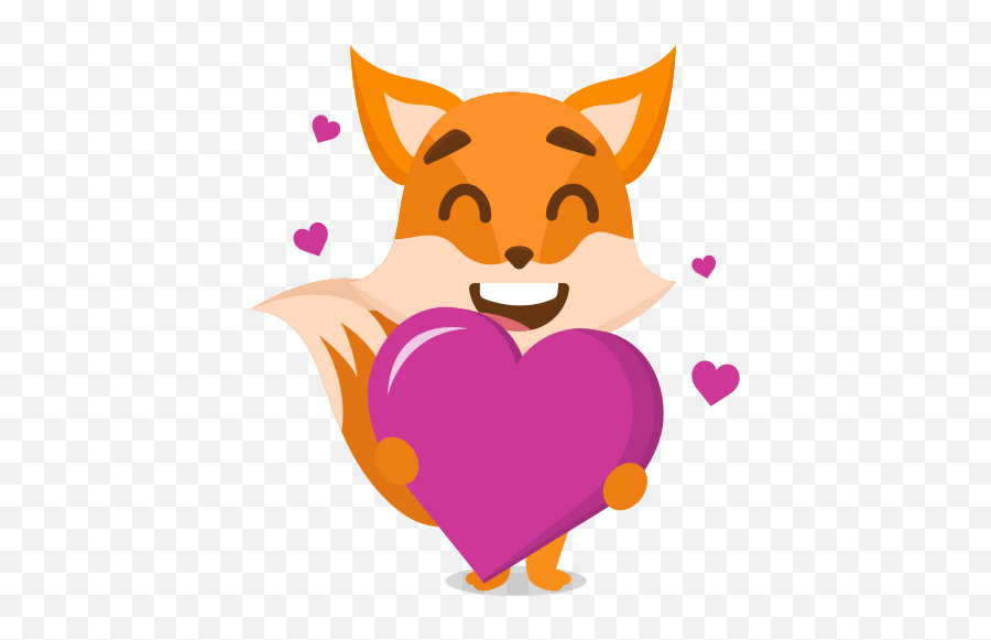 Stickers De Enamorado - Stickers De Amor Y Romance Gratis Sick Fox Emoji,Dibujos De Emojis Enamorados