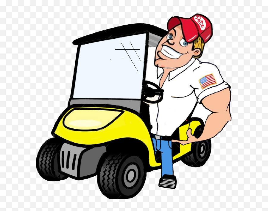 Cartoon Golf Cart Png Transparent Png - Golf Cart Clip Art Cartoon Emoji,Golf Cart Emoji