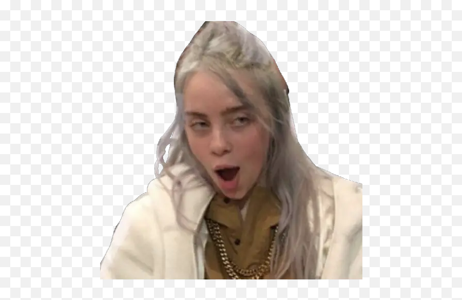 Billie Eilish Stickers For Whatsapp - For Women Emoji,Whatsapp Emoticons Necklace