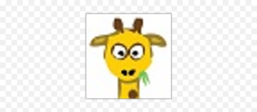 Fat Giraffe Design - Happy Emoji,Giraffe Emoticon