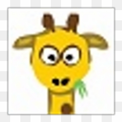 Fat Giraffe Design - Happy Emoji,Giraffe Emoticon
