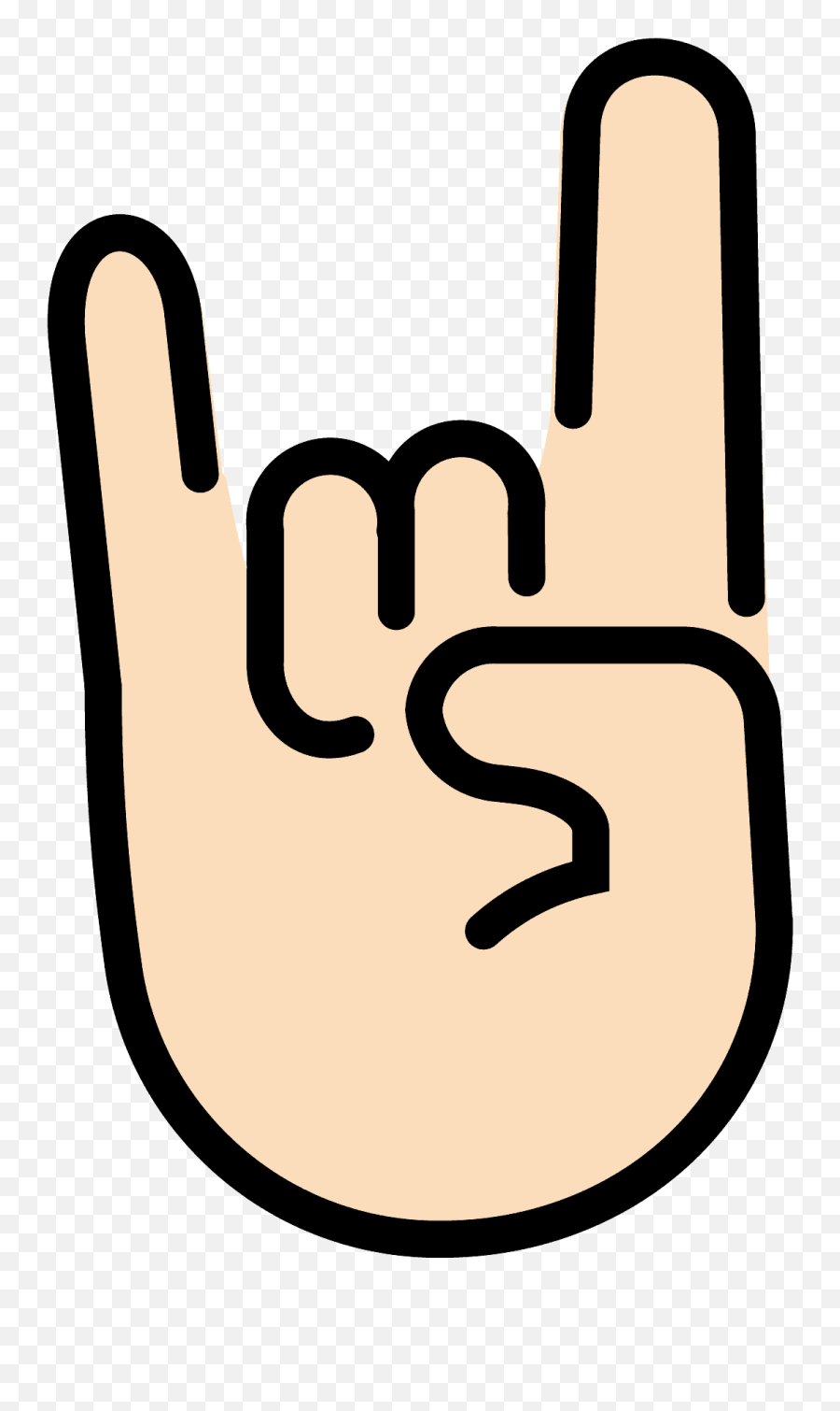 Sign Of The Horns Emoji Clipart,Horns Down Emoji