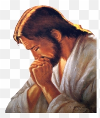 Jesus Orando Parte 2 - Jesus Pray Emoji,Emoticon De Nube Y Rayo Whatsapp