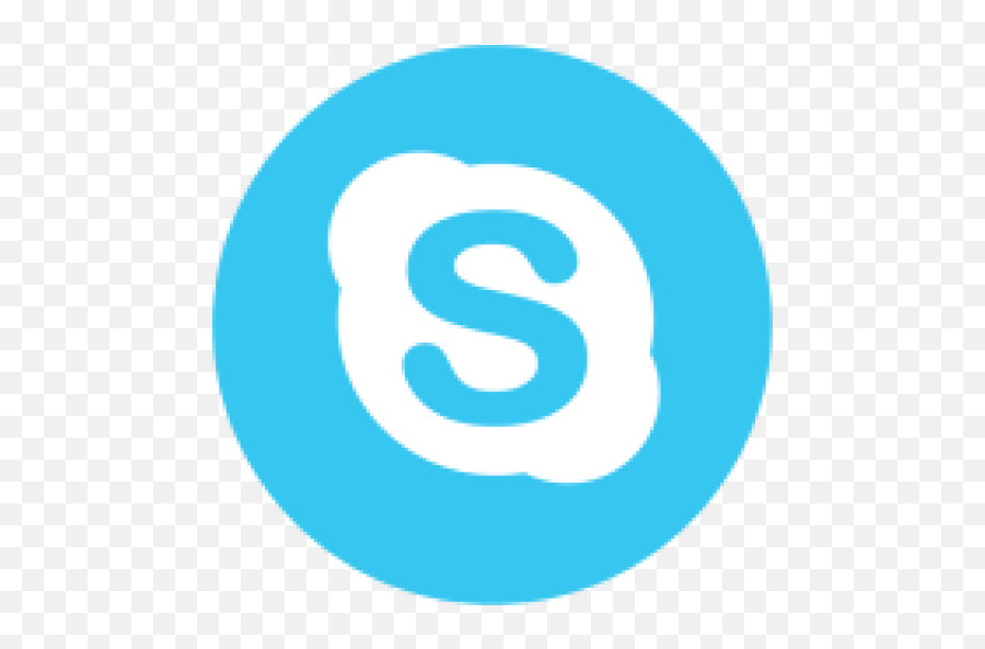 Skype Logo Icon Free Download - Png Social Network Icons Download Emoji,Skype Emoji Art