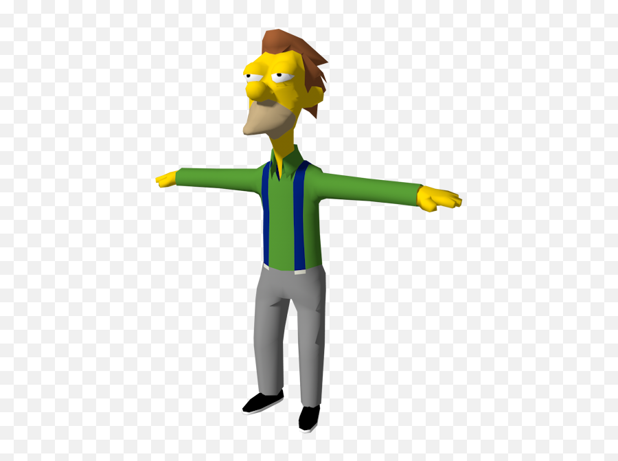 Pc Computer - The Simpsons Hit U0026 Run Lenny The Models Emoji,Lenny Emoticons For Forums