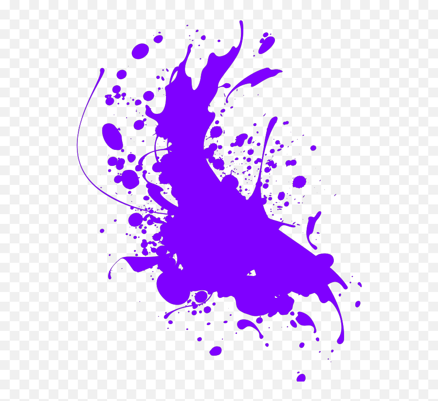 Paint And Brush Png Svg Clip Art For Web - Download Clip Purple Paint Splatter Png Emoji,Emoji Wet Brush