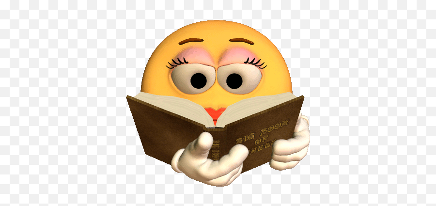 Photo 00 Zpsoyx9y8p7 Gif Emoticons - Emoji Reading Book Gif,Funny Moving Emojis