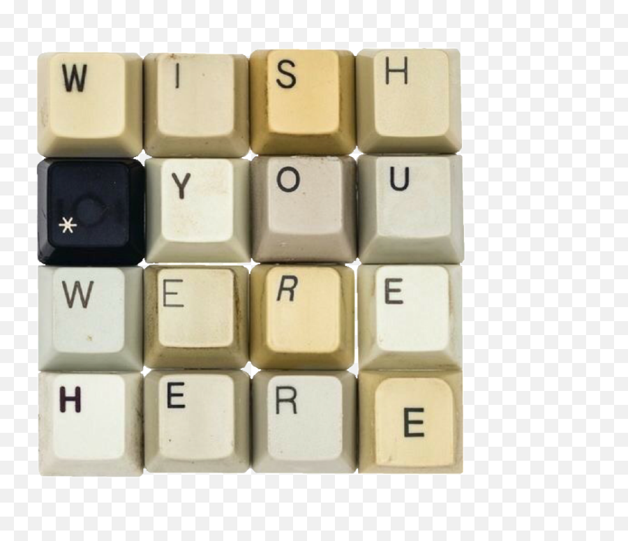 The Most Edited - Wish You Were Here Keyboard Art Emoji,Tastiera Emoji