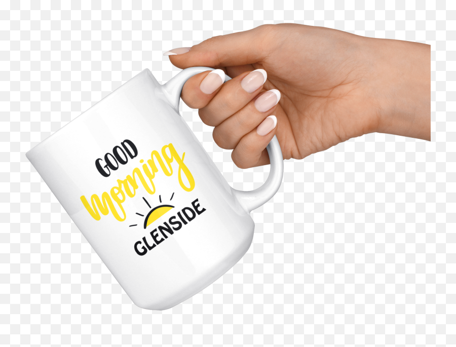 Good Morning Glenside 15oz Mug U2013 Shop The Glenside Local Store - Mug Emoji,Mooning Emoticon