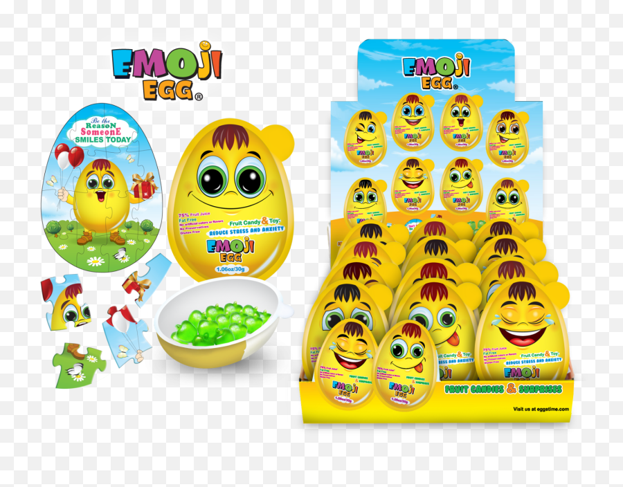 Emoji Egg Giant With Surprises Pack Of - Happy,Egg Emoji