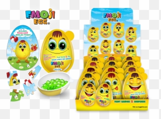 Emoji Egg Giant With Surprises Pack Of - Happy,Egg Emoji