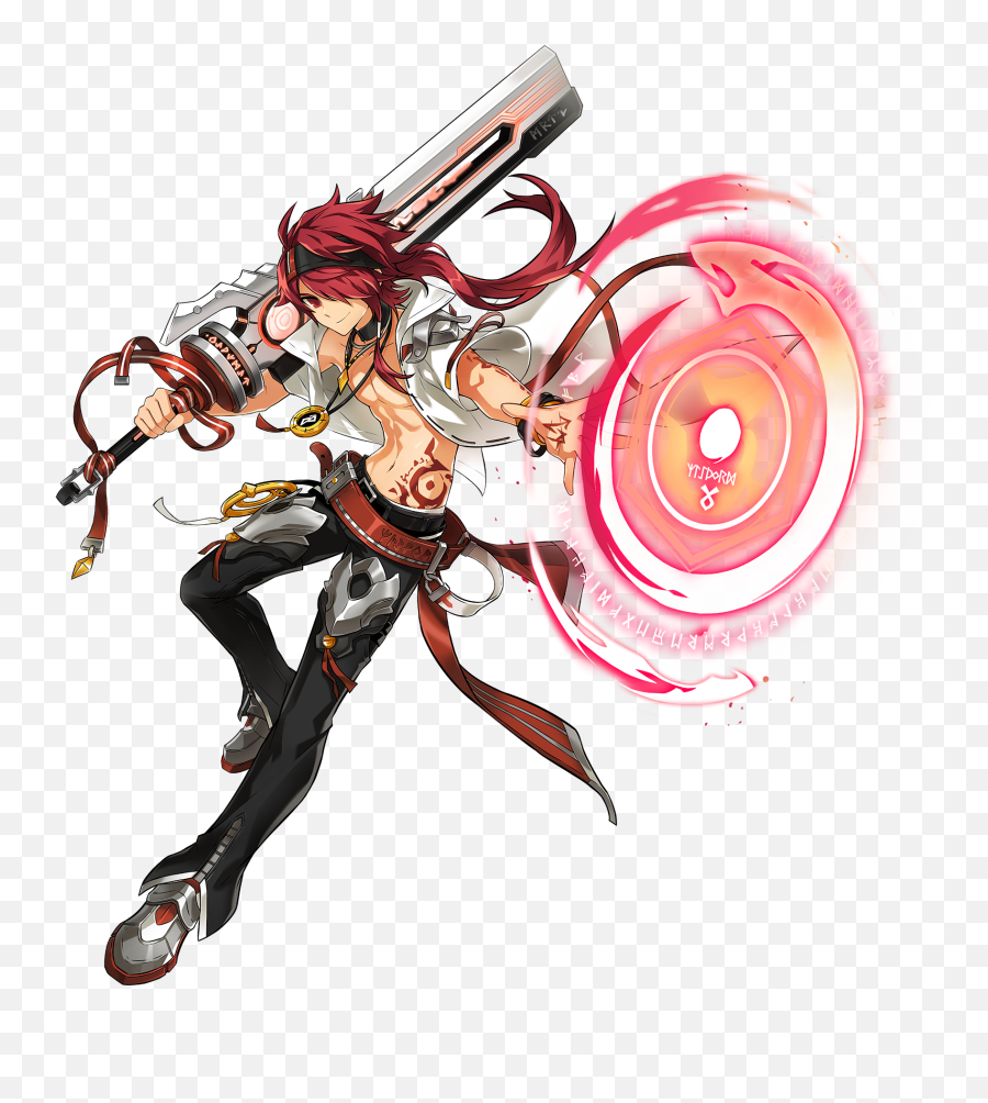 Transparent Background - Zerochan Anime Image Board Character Elsword Emoji,Erbluhen Emotion Fanart