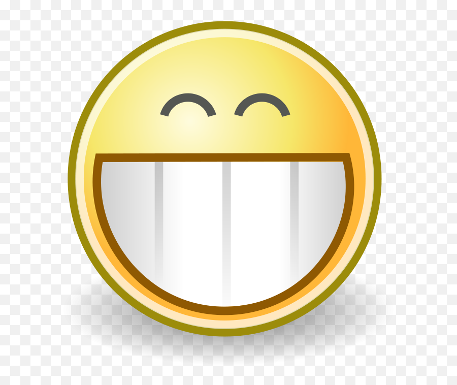 Tango Face Grin Clipart - D Smiley Emoji,Emoticon Dudoso
