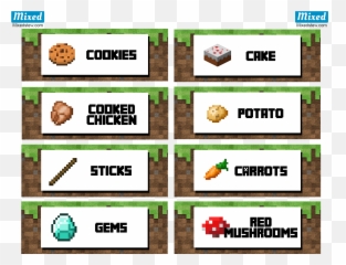 Lego Clipart Label Lego Label - Minecraft Party Printables Emoji,Emoji Name Labels