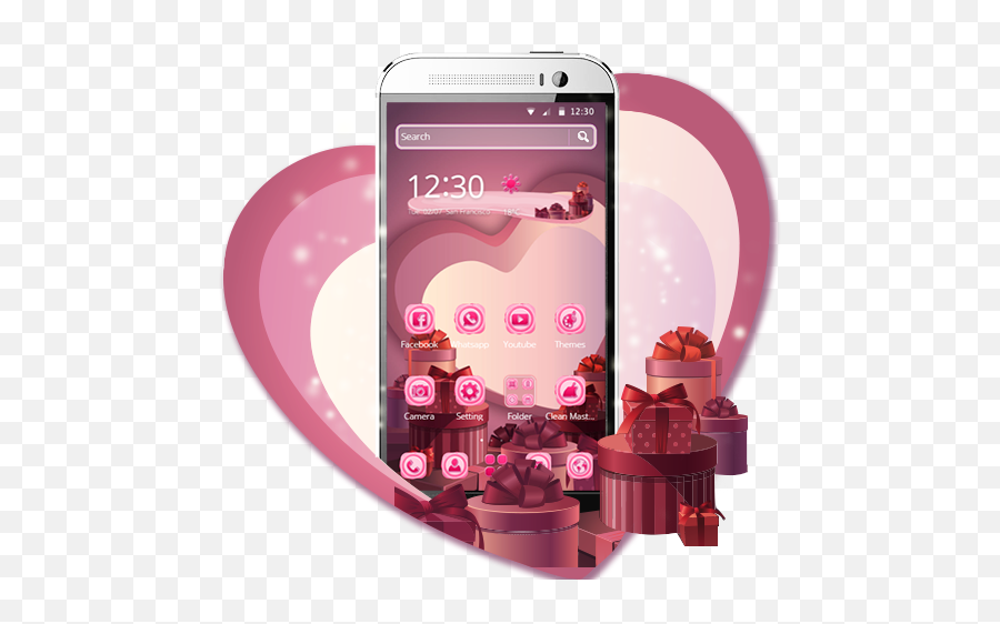 Amazoncom Pink Love Sweetie 2d Theme Appstore For Android - Camera Phone Emoji,Free Emojis For Lg Phones
