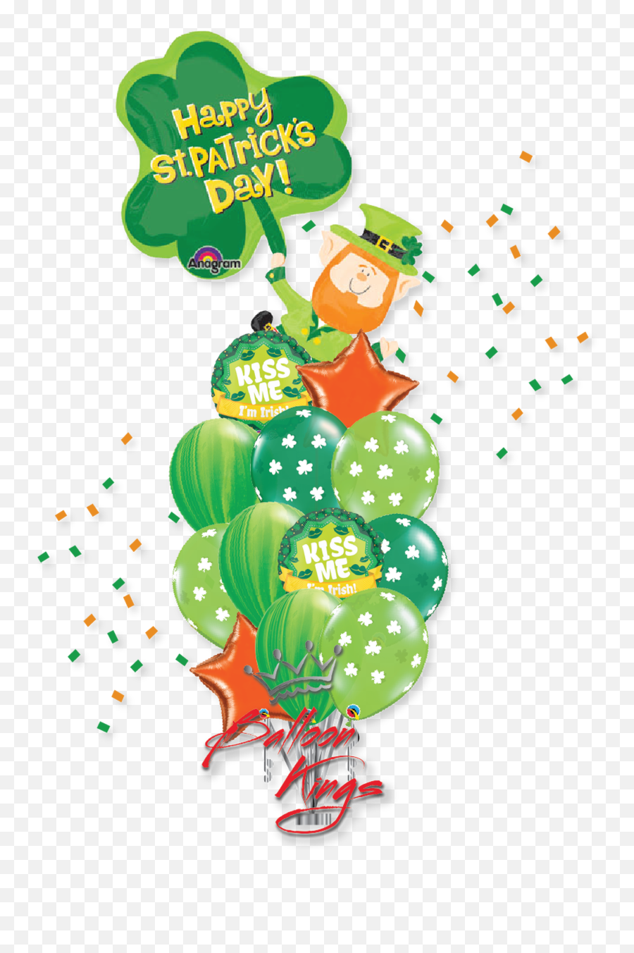 St Patricks Day Large Bouquet - Trebol Saint Patrick Days Emoji,St Patrick's Day Email Emoji