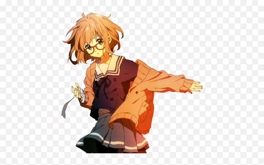 Milky Blossoms Transparent Images Via Tumblr Anime - Kyoukai No Kanata Mirai Png Emoji,Judai Yuki Emotions Tumblr