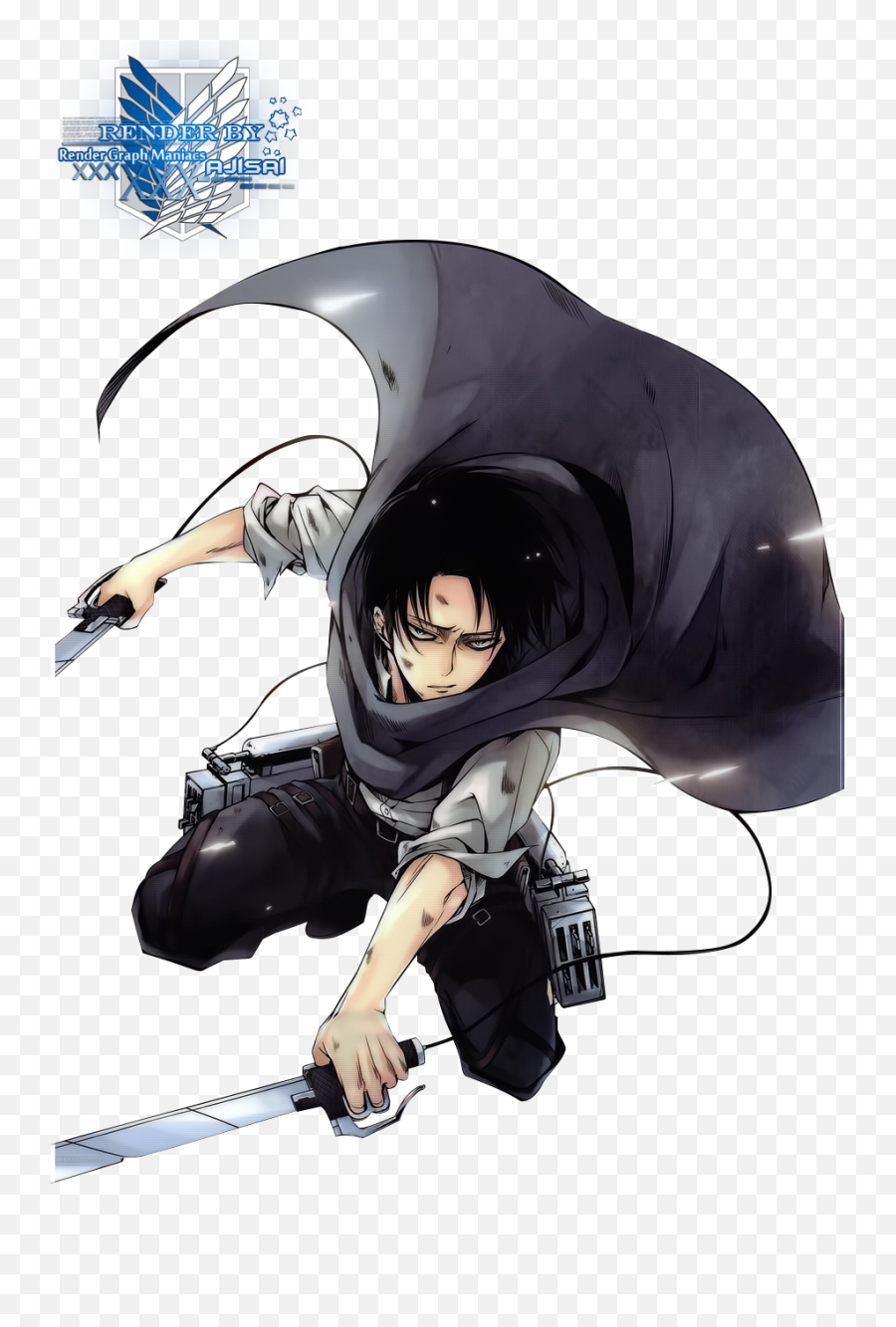 Attack - Levi Ackerman Png Emoji,Fonditos 3d Emojis