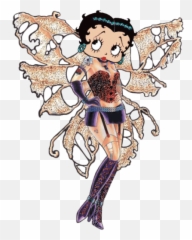 Betty Boop Su Immaginiamo Glitter - Animated Sexy Betty Boop Fairy Gif Emoji,Emoticons Da Betty Boop