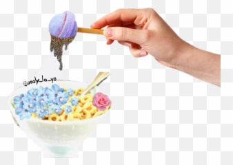 Cereal Happy Tumblr Sticker - Mixture Emoji,Cereal Emoji
