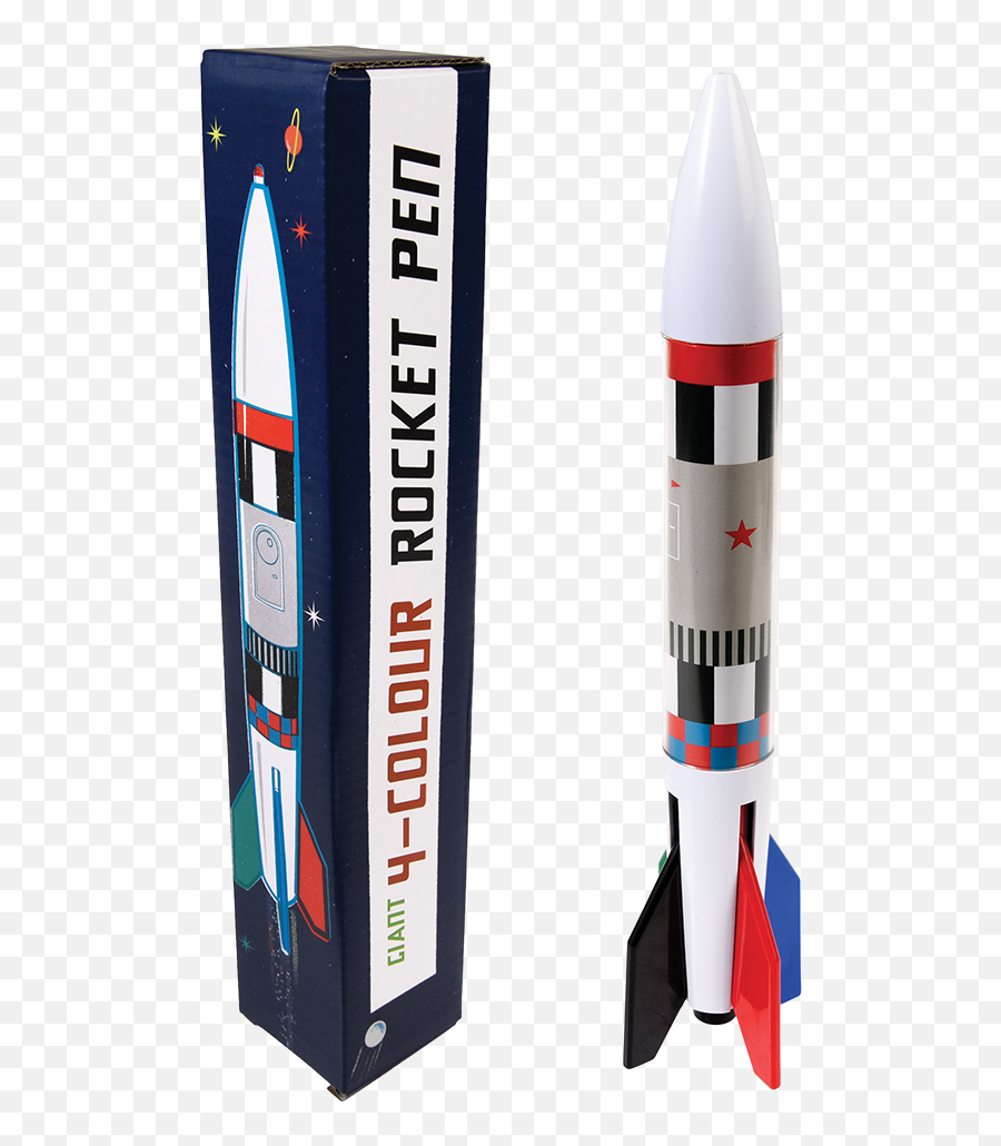 Giant Space Age Rocket Pen - Rocket Pen Emoji,Rocket Emoji Png
