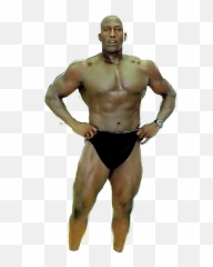 Bodybuilder Buff Strong Man Sticker - Buff Helpy Png Emoji,Buff Male Emojis